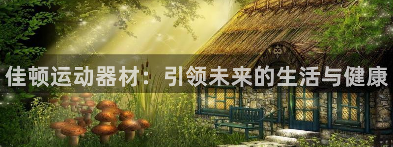 意昂体育4是干嘛的公司:佳顿运动器材:引领未来的生活与健康